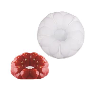 China Viable Chinese Supplier Big Donut Ring Mousse Cake Baking Silicone Mold for sale