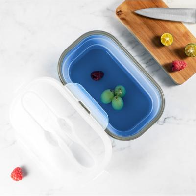 China Freshness Preservation Food Container Take Away Food Packaging Silicone Bento Lunch Box for sale