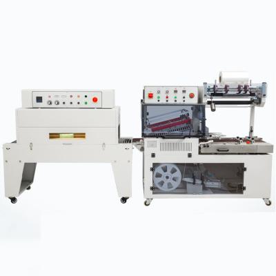 China Food DQL5545S & DSD4520 Automatic Egg Tray Book Box Packaging POF Plastic Film L Type Seal-Cut-Shrink Wrapping Machine for sale