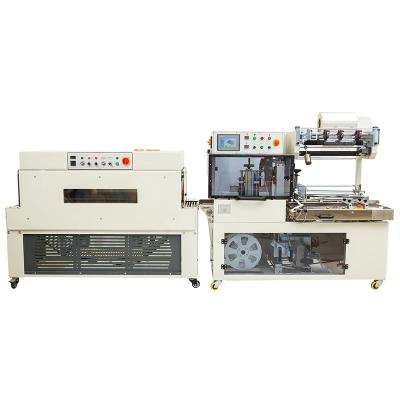 China Food DQL4518S & DSC4525L Automatic 220V Plastic Film Side Sealing and cutting machine and Thermal Shrink Packaging Machine for sale