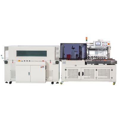 China Food DQL5520S Automatic Plastic Film Side Sealing and Cutting machine with DSE6530T Thermal Shrink Tunnel Packaging Machine for sale