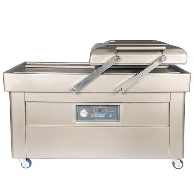 China Food DZ600-2SB Automatic Double chamber Food Vacuum Packaging Machine for sale