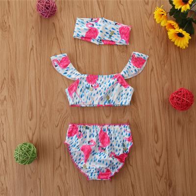 China Wholesale Breathable Toddler Baby Tankini Swimwear Swimwear Kids Girls Bikini Sets Bathing Beach Wear for sale