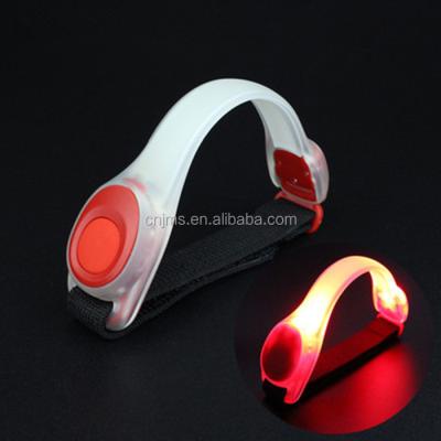 China Roadway Safty Arm Leg Band LED Light Armband Bike Running Safety Wristband Recycling Warning Light for sale