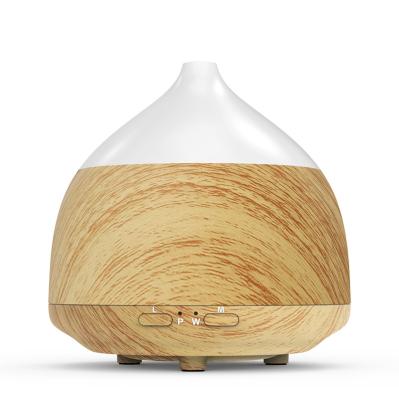 China Household Factory Wholesale Best Selling Wood Mini Oil Diffuser Grain Lamp Diffuser 100ml Mini Aroma Diffusers for sale