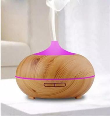 China Wholesale Household Shenzhen Factory Wood Grain 300ml Essential Oil Diffuser for sale