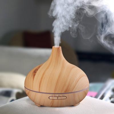 China OEM Factory Aromatherapy Mist Purifier Wooden Cool Grain/Electric Essential Oil Aroma Marbling Diffuser 200ml With High Quality for sale