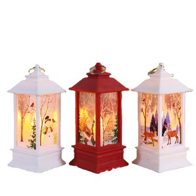 China Wholesale Christmast Ornament 2021 Battery Operated Storm Lamp LED Christmas Lantern Light For Christmas Decoration Ornaments Figures for sale