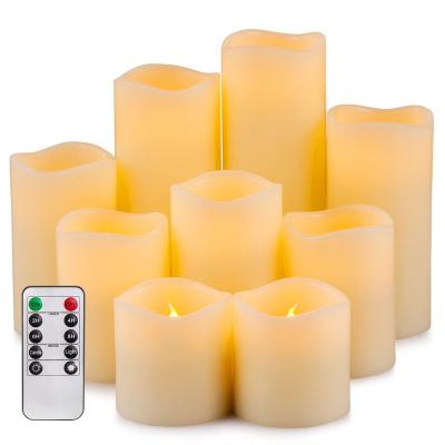 China Fashional Battery Remote Controller Flameless Led Candles Decorative Lightings for Christmas Halloween Wedding Party Decorations for sale