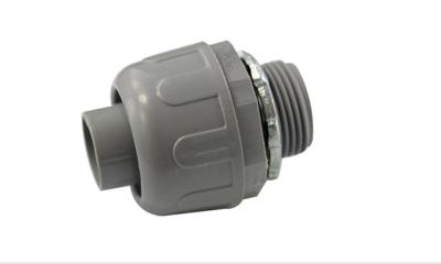 China Waterproof Plastic Conduit Fittings Pvc Conduit Connectors Aging Resistance for sale