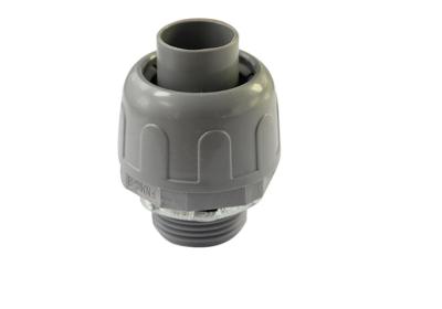 China Straight Type Plastic Conduit Fittings Nylon Liquid Tight Connector Insulated for sale