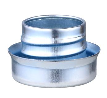 China Metal Flexible Conduit Fittings Conduit Ferrule Flat Type Galvanized Surface for sale