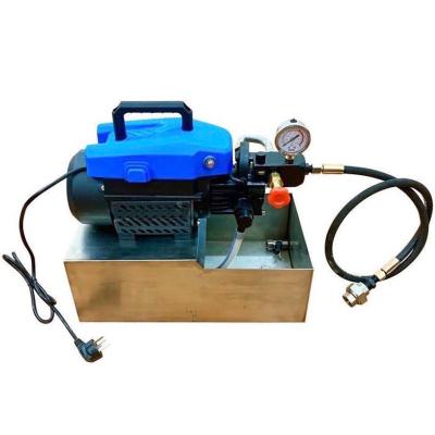 China Family Homes [CE] Electric Hydraulic Water Piping Tool Hydrostatic Pipe Test Bench Test High Pressure Pump for sale