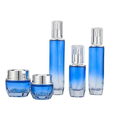 China Personal Care Glass Bottle Set *CBP* Cosmetic Series The Same Style Skin Care Packaging Glass Container Luxury Skin Care Packaging Supplier for sale