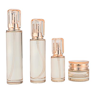 China Cosmetic Set Cosmetic Skin Care Personal Care Glass Bottle Bottle Supplier Packaging Container Manufacturer for sale