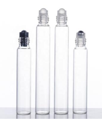 China Personal Care Roll On Perfume Bottle Essential Oil Roll Glass Bottle Small Capacity Perfume Packaging Glass Container for sale