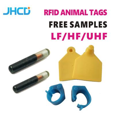 China 125khz Bio-Glass UHF RFID Nail Fish Tracking Chip Packing Pigeon Chip Ring Animal Ear Micro Tag For Chicken for sale