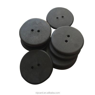 China Clothing management / hotel management / high quality waterproof round shape RFID button laundry tag product management for sale