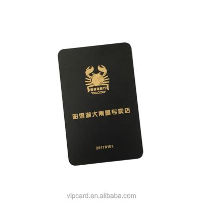 China Business Trade Stainless Steel Electroplate Matte Black Metal Business Card for sale