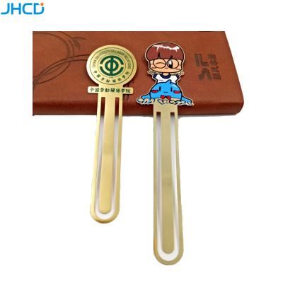 China China Wholesale Custom Logo Bookmark Bulk Metal Bookmark Clip for sale