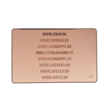 China China Stainless Steel Business Card Metal Mirror Plating Mounted Gold Metal Business Cards for sale