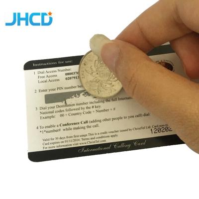 China Custom Membership Card Business Printing Paper Scratch Card for sale