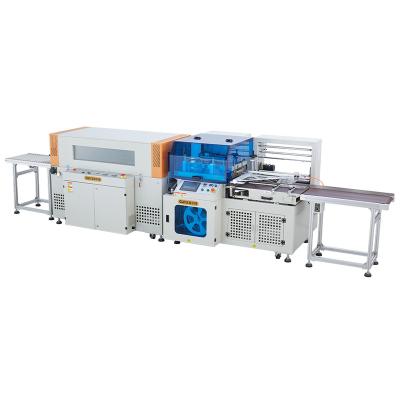 China Horizontal Food Edge Wrapping Machine Shrink Warp Machine For Roll Paper Plastic Containers for sale