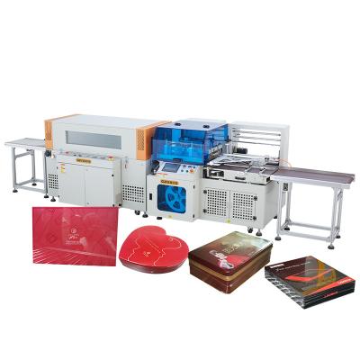 China Food L Semi Automatic Bar Sealer Shrink Wrap Machine Bottle Heat Shrink Paper Wrapping Machine for sale