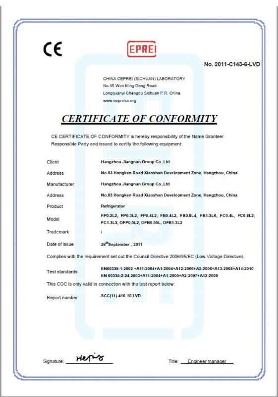 CE - Hangzhou Dragonfly Catering Equipment Manufacturing&Supplying Co.,Ltd