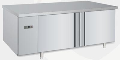 China Air Cooled Under Counter Side By Side Fridge Freezer Stainless Steel , Gray　 for sale