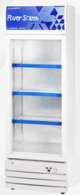 China 280L Stainless steel Catering Display Cabinets Clear Door Refrigerator for sale