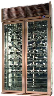 China Upright Stainless steel Wine Storage Cabinet Under Counter Bar Refrigerator for sale