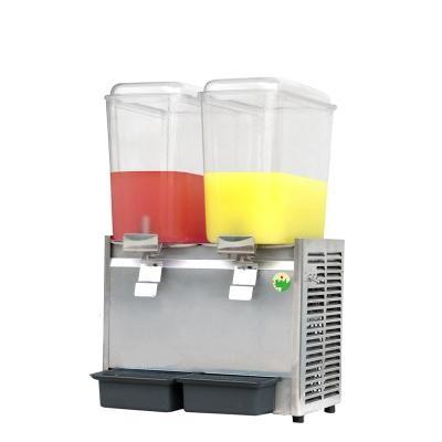 China Large Plastic Beverage Dispenser With Spigot , 2 Bowl Juice Dispenser Machine for sale