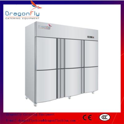 China Air Cooling Stainless Commercial Refrigerator Freezer With Big Volume Chest for sale