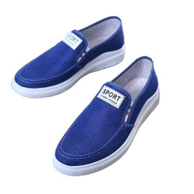 China Cushioning new men's canvas shoes low-cut non-slip casual sports shoes single fabric men's shoes 2021 for sale