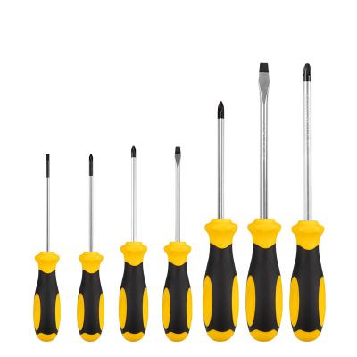 China Professional Magnetic Hand Tools CRV Custom Screwdriver Repair Screwdriver Set Slotted for sale