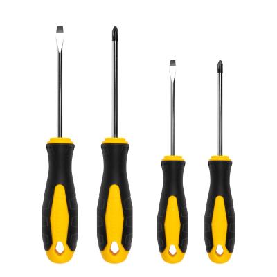 China Professional Magnetic Hand Tools CRV Custom Screwdriver Repair Screwdriver Set Slotted for sale