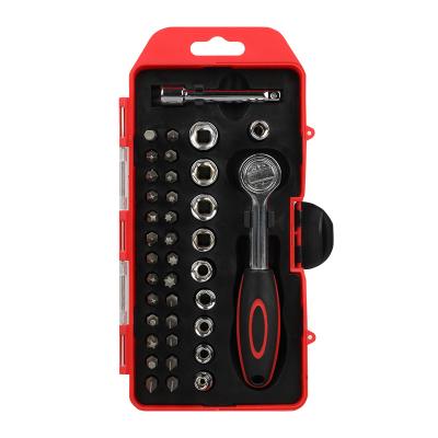 China Repairing Tools 38 Piece Ratchet Screwdriver Bits And Socket Set for sale