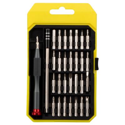 China 31 Pieces of Precision Screwdriver Sets with Handle and Magnetic Bit and Precision Screwdriver Bit Extension Bar HYY02931 for sale