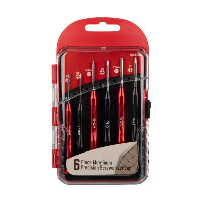 China 6 Pieces Professional Aluminum Tool Kit Screwdriver Precision HYS089906 for sale