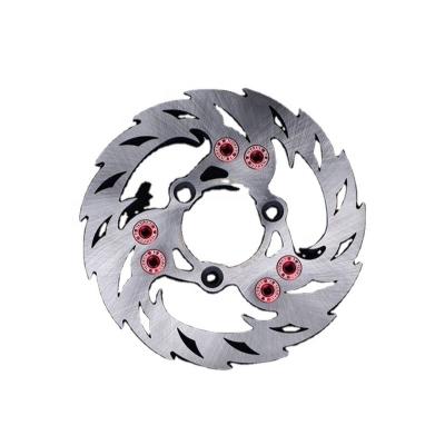 China Most Popular Product Aluminum Red Black Aluminum Motorcycle 220mm Rear Disc Brake for sale