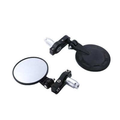 China Jr-208 Sides Mirror Universal Electric Motorcycle Rearview Bicycle Mirror Circular Adjustable Left Right Rearview Circular for sale