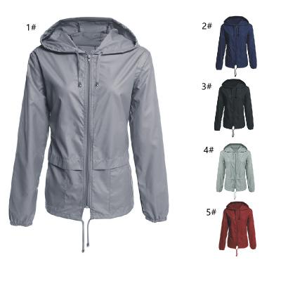 China Breathable Outdoor Hooded Zipper Wind Hooded Wind Resistant Women's Yoga Jacket Yoga Jacket Coat for sale