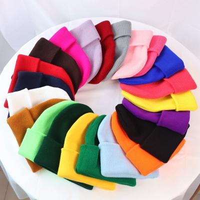 China COMMON No MOQ Cheap Promotional Style Solid Short Unisex Adult Beanie Hat Slapped Shorts for sale