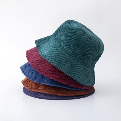 China China Factory Wholesale Plain Empty Bucket Hats Custom Corduroy Dobby Custom Logo for sale