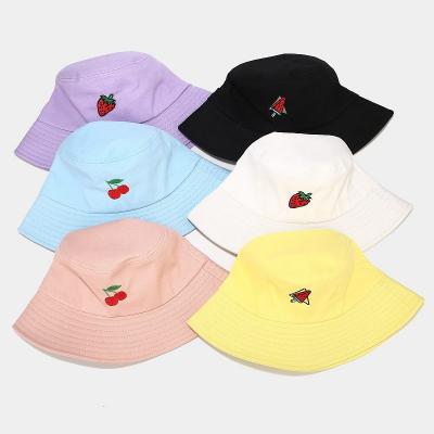 China Dobby Design Your Own Custom Embroidery Cotton Bucket Hat Wholesale Custom Logo for sale