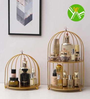 China Wholesale minimalist Yuhai storage box iron frame storage box birdcage storage box cosmetics for livingroom for sale