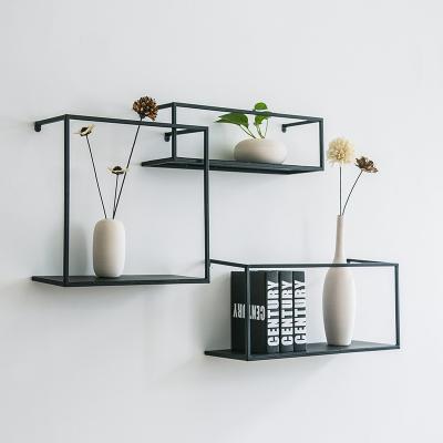 China Modern Metal Wall Shelf Display Stands For Home Decor Wholesale Book Shelves for sale