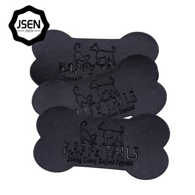 China Handmade PU Washable Leather Tag Handmade Label Embossed Tag Embellishment Knit DIY For Apparel Sewing Decoration And More for sale