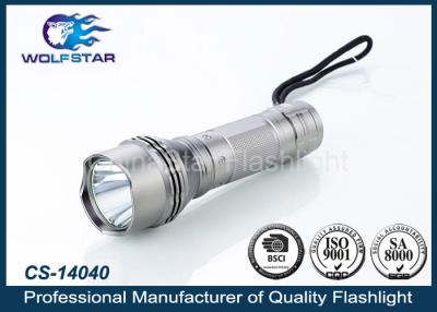 China High Lumen Led zoom flashlight with Long Lighting Distance , 1300LM mini led torch for sale